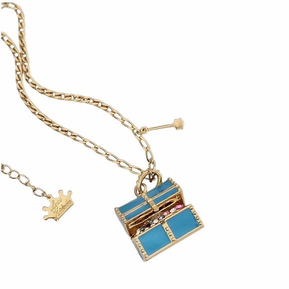 Disney Couture Kidada Jones Tinker Bell Treasure Box Necklace NWOT - Picture 3 of 9